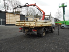 Dreiseitenkippen MAN LE8.150 mit Kran Palfingen PFG7001