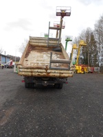 Dreiseitenkippen MAN LE8.150 mit Kran Palfingen PFG7001