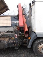 Dreiseitenkippen MAN LE8.150 mit Kran Palfingen PFG7001