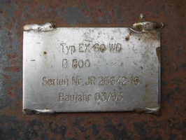 Hitachi EX60WD Tieflöffel / Schaufel für Bagger