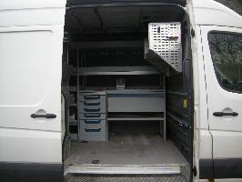VW Crafter 2EKE2 Werkstatt Ausbau Sortimo