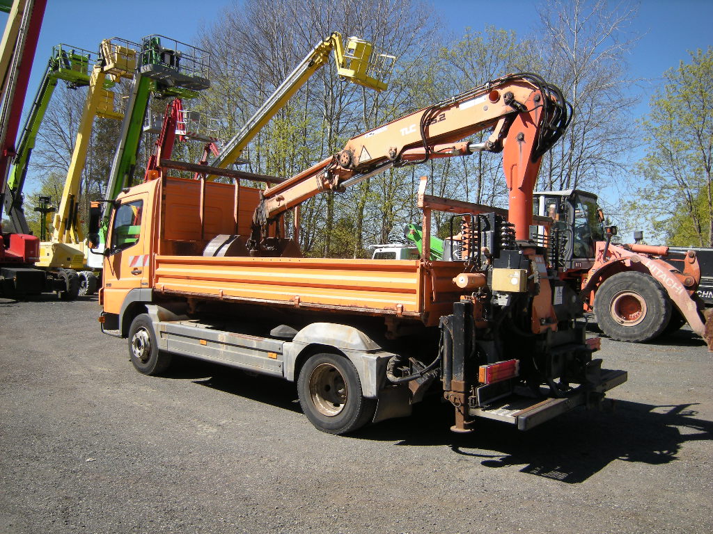 Mercedes Benz MB 918 mit Kran Terex TLC 65.2