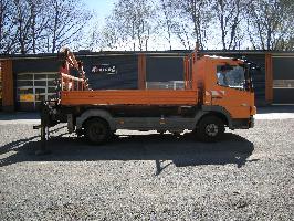 Mercedes Benz MB 918 mit Kran Terex TLC 65.2